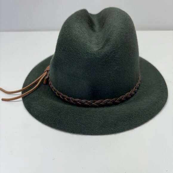 Robert Hall Magill Hat Mfg. Montreal Que Green Genuine Fur Felt Hat 6 7/8 fedora - Picture 13 of 16